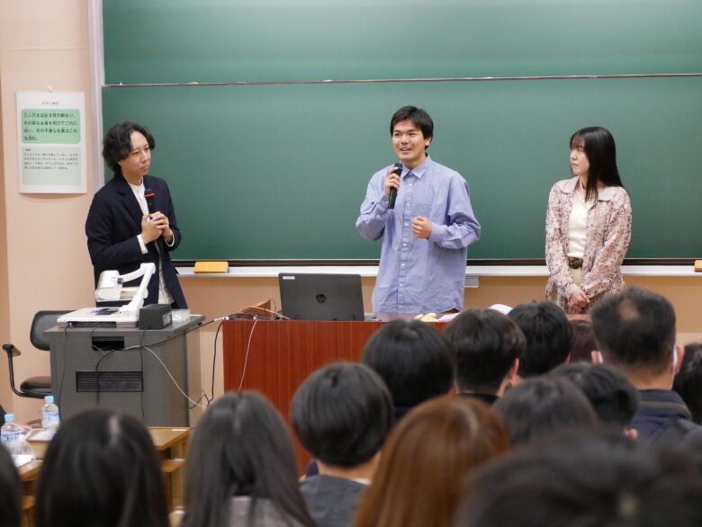 経営学科・松本竜一准教授による在学生インタビュー