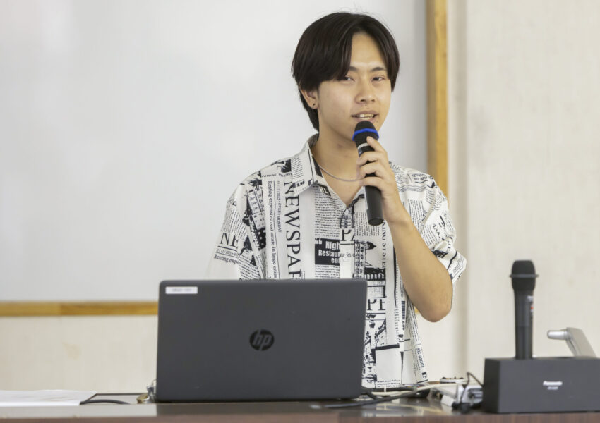 【大学祭実行委員長 Tさん：経済学科2年（佐倉西高校出身）】今年は11月15日（土）、16日（日）に開催します。いろいろな方に来ていただきたいです。学生のリアルな雰囲気が良く分かるので、総合型選抜入試で合格された方はぜひ、足を運んでくださるとうれしいです。