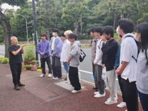 西千葉「ゆりの木通り」の環境美化活動