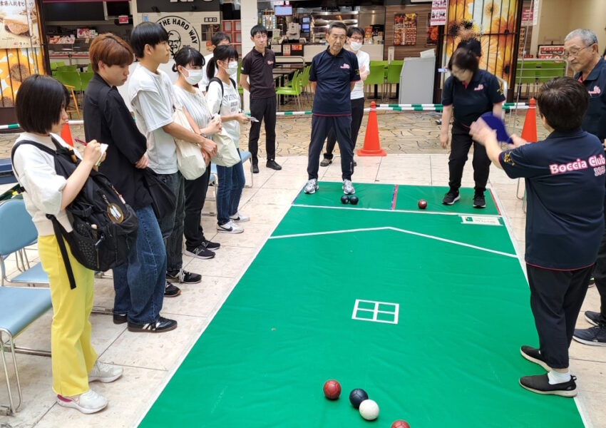 ボッチャ体験会（９月）の様子