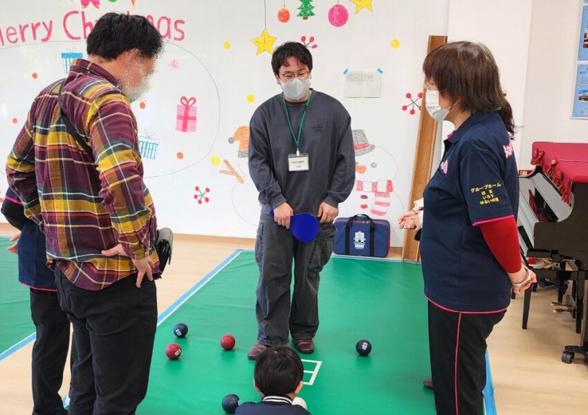 ボッチャ体験会（12月）の様子