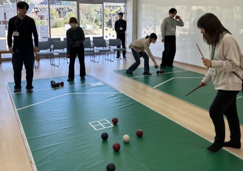 ボッチャ体験会（３月）の様子