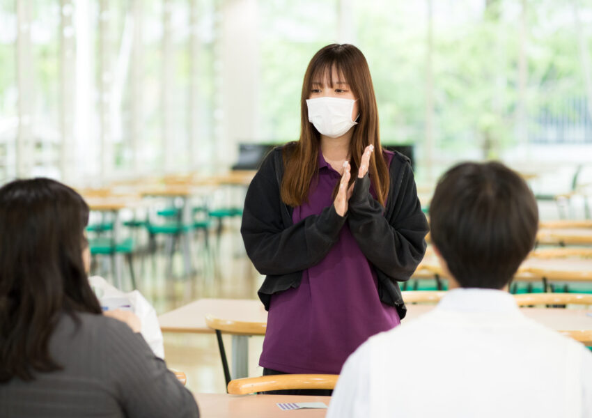 在学生との交流