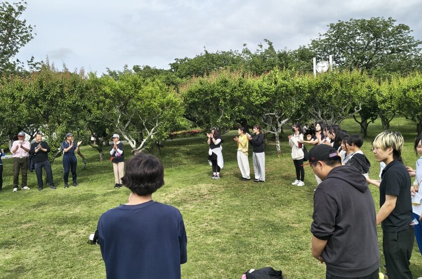 撤収作業の様子