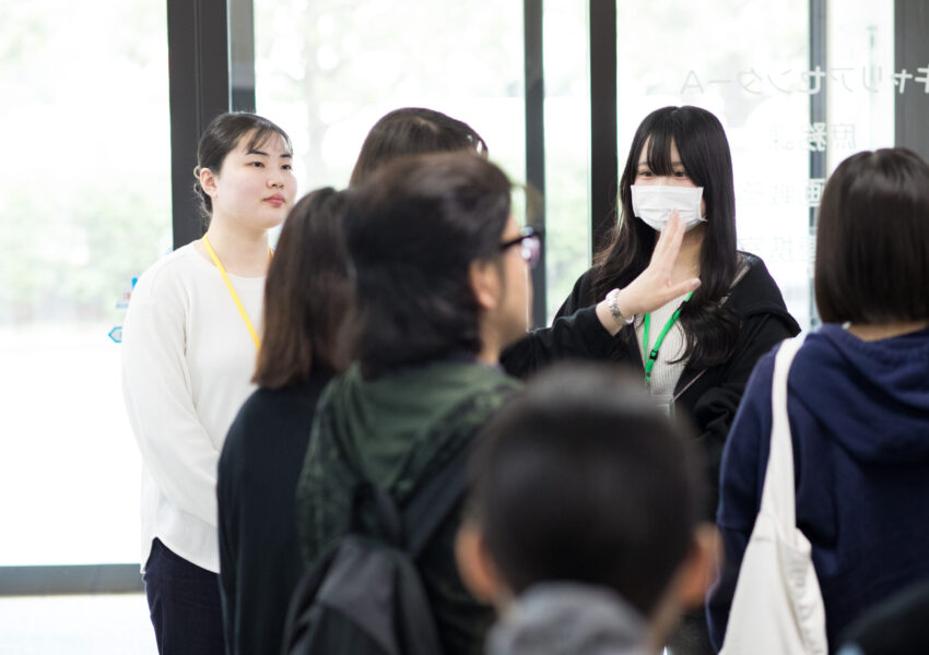 施設見学（キャンパスツアー）の様子➀