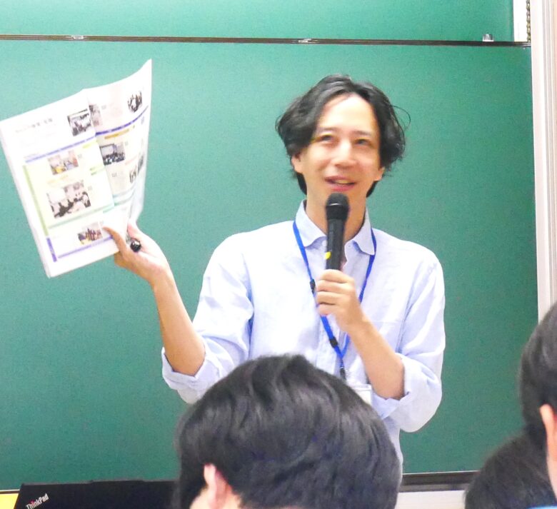 経営学科・松本竜一准教授による学部説明