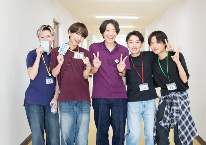在学生スタッフ（オープンキャンパス研究部＆学祭実行委員）