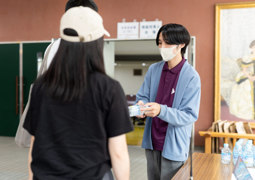 受付の様子